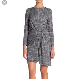 Maggy London Draped Plaid Sheath Dress💋